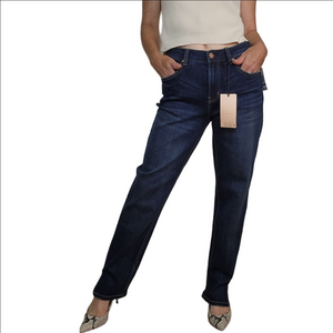Women's Jeans High rise Slim fit  Dark Blue with some fade SCOTCH AND SODA NWT